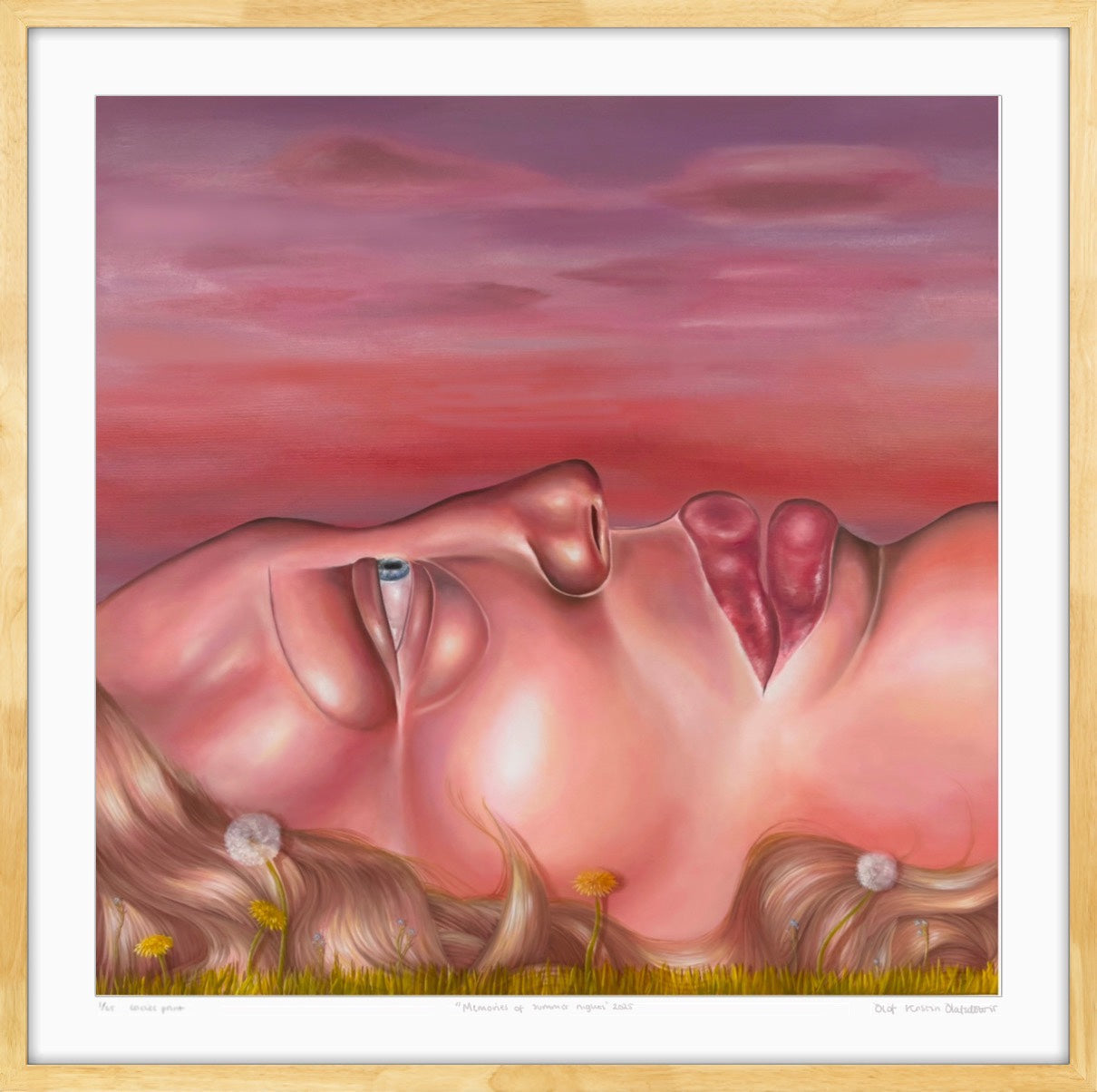 Memories of summer nights Print